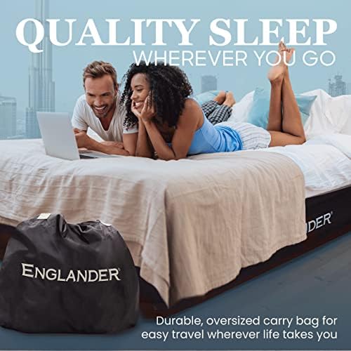Engladder Twin Air Mattress - Double High 300-LB Capacity Luxury Camping Bed