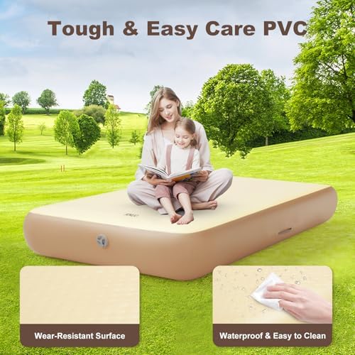 KNUO Twin Air Mattress Infinite Fiber 1000lbs 30-day