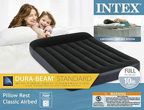 Intex Dura-Beam Airbed with Pillow Rest