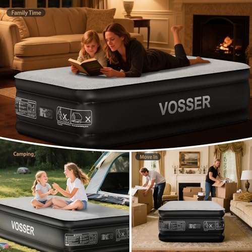 VOSSER Twin Air Mattress with Built-in Pump
