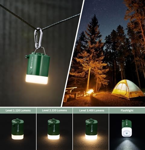 Mini Portable Battery Air Pump Rechargeable Compact for Travel Camping