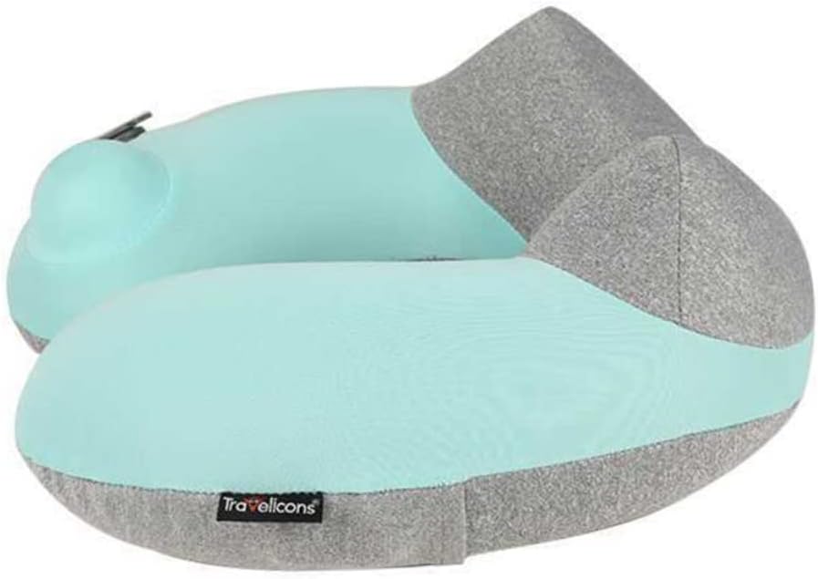 IMIKEYA Flatable Travel Pillow Compact Lightweight Neck Support for Travel and Comfort