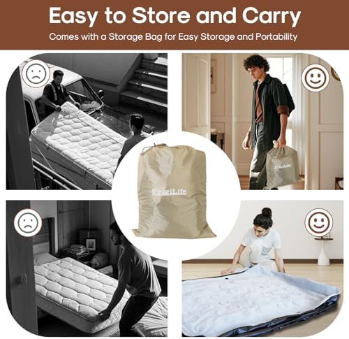 FrigiLife Air Mattress Queen with Pump