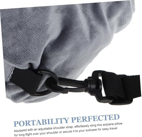 Luxshiny Travel Pillow with Storage Function for Airplane or Long Flight