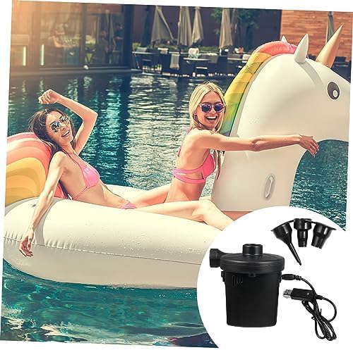 VOSAREA Rechargeable USB Air Pump for Fast Inflation of Air Mattresses Pools Rafts and More