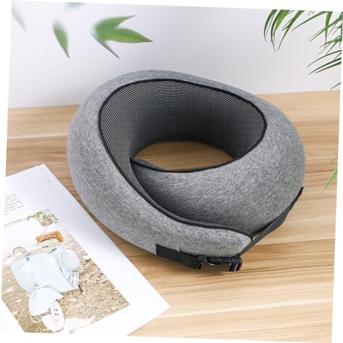 Adjustable U-Shaped Travel Pillow for Comfort Neck Support Car Airplane Use