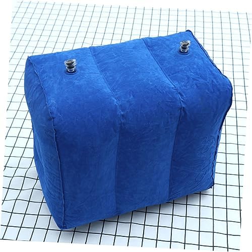 GRIRIW Inflatable Foot Rest Pillow for Travel and Office Comfort