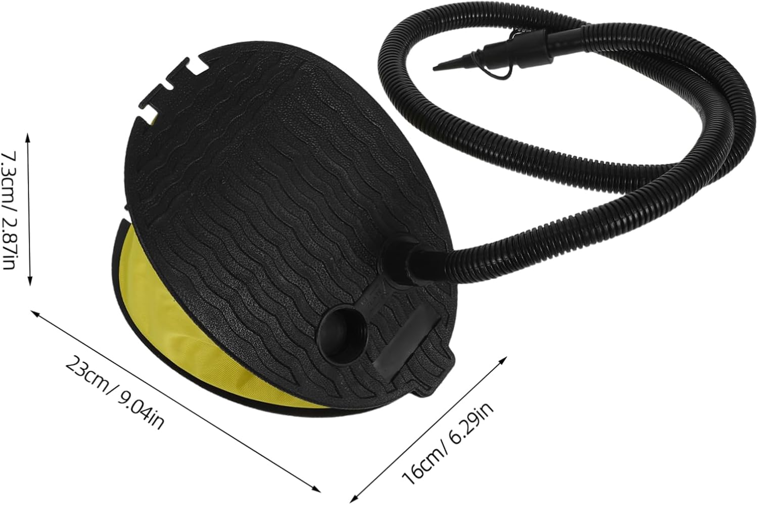 Bellow Foot Pump Inflator Collapsible Foot Air Pump for Camping Sleeping Pads Yoga Balls and Air Mattresses