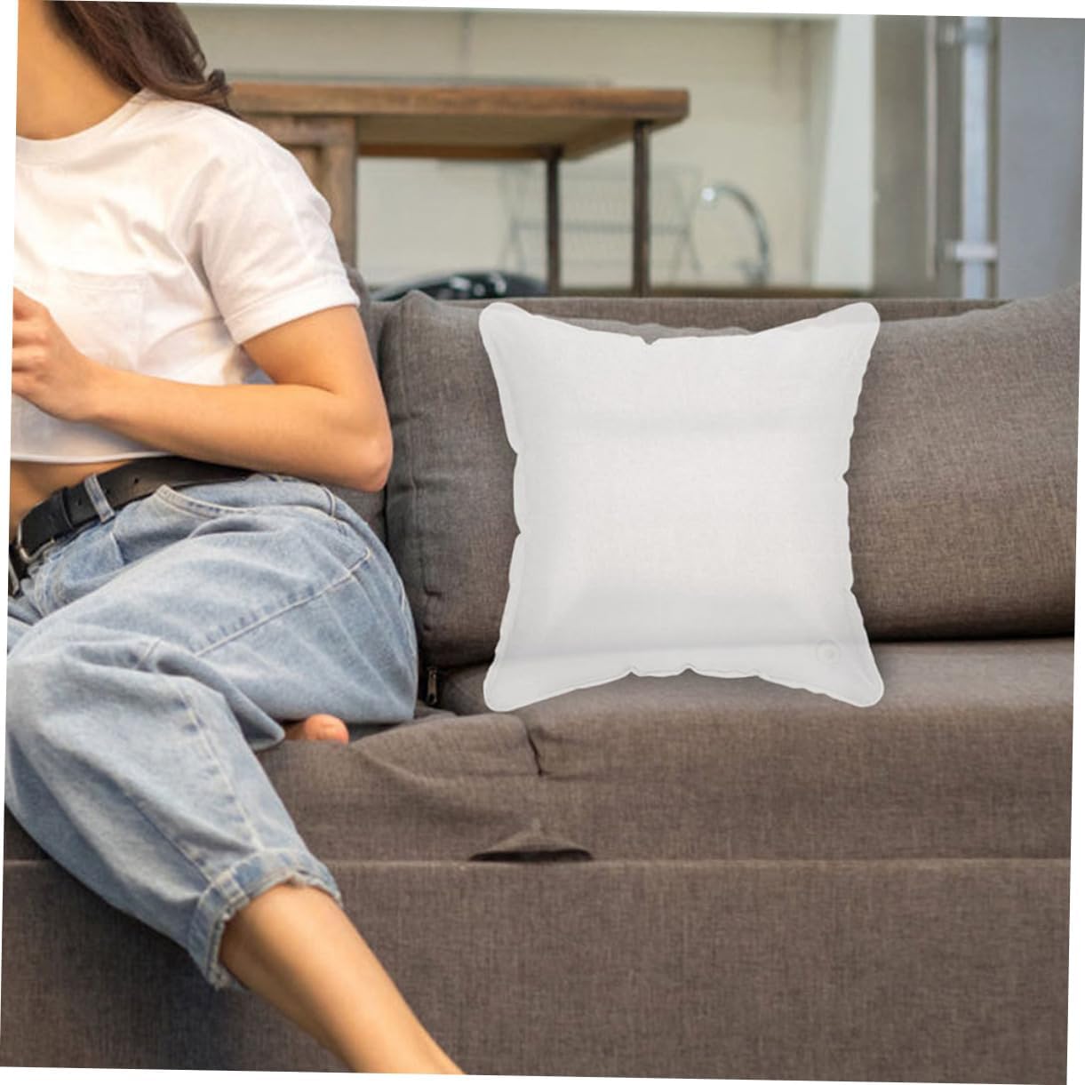 Stylish Travel Pillow with Lumbar Support for Comfort on the Go