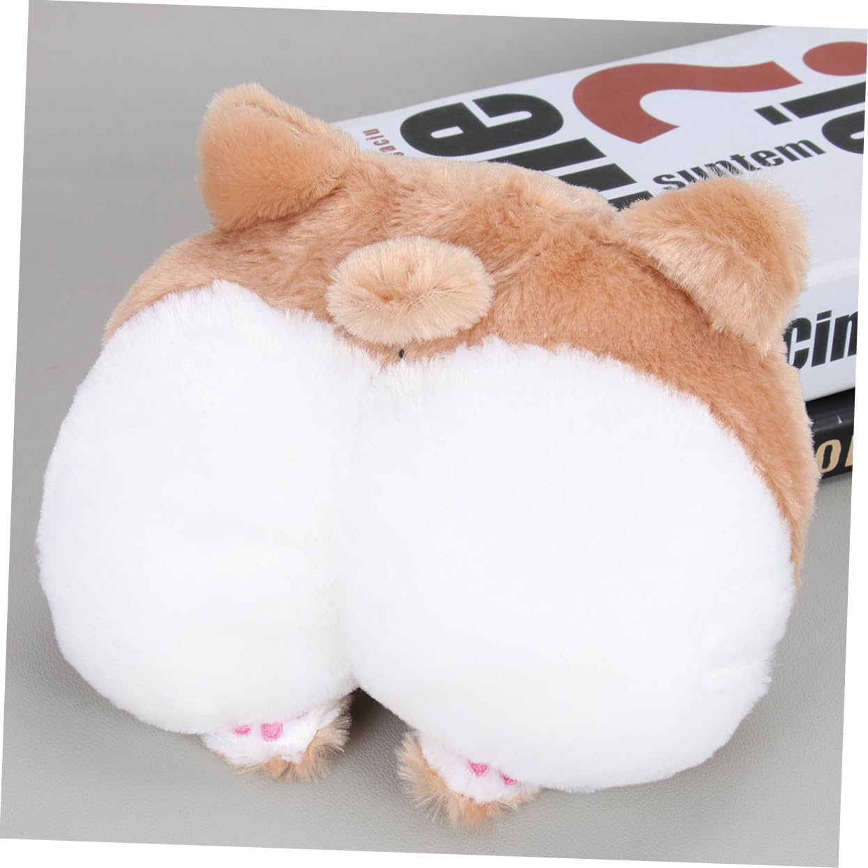 TOYANDONA Plush Car Pillow Corgi Design Comfort for Home Office and Travel