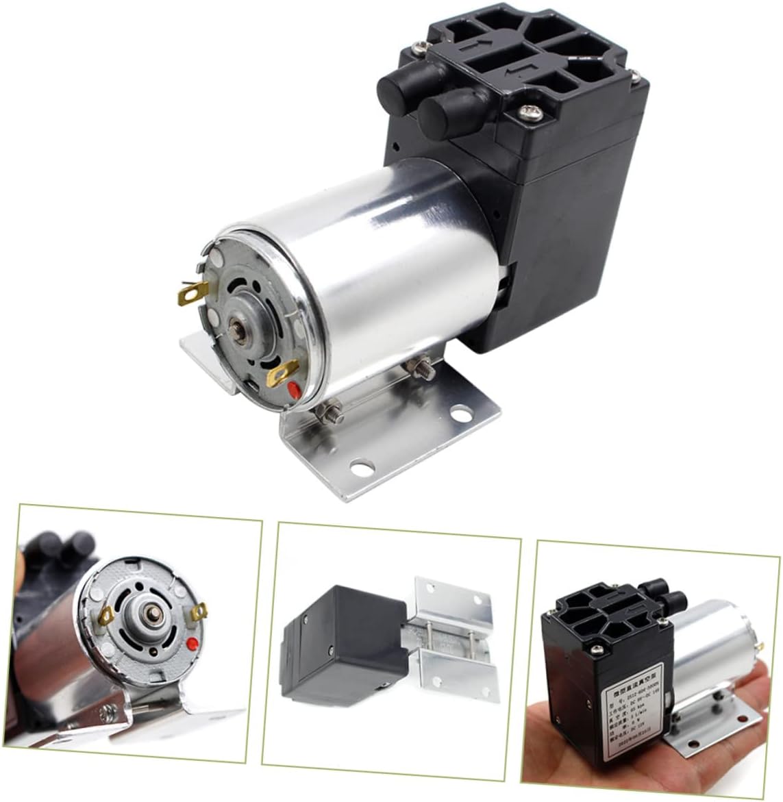 Size 25in Lightweight Electric Vacuum Pump for Camping and Home Use Quiet Operation