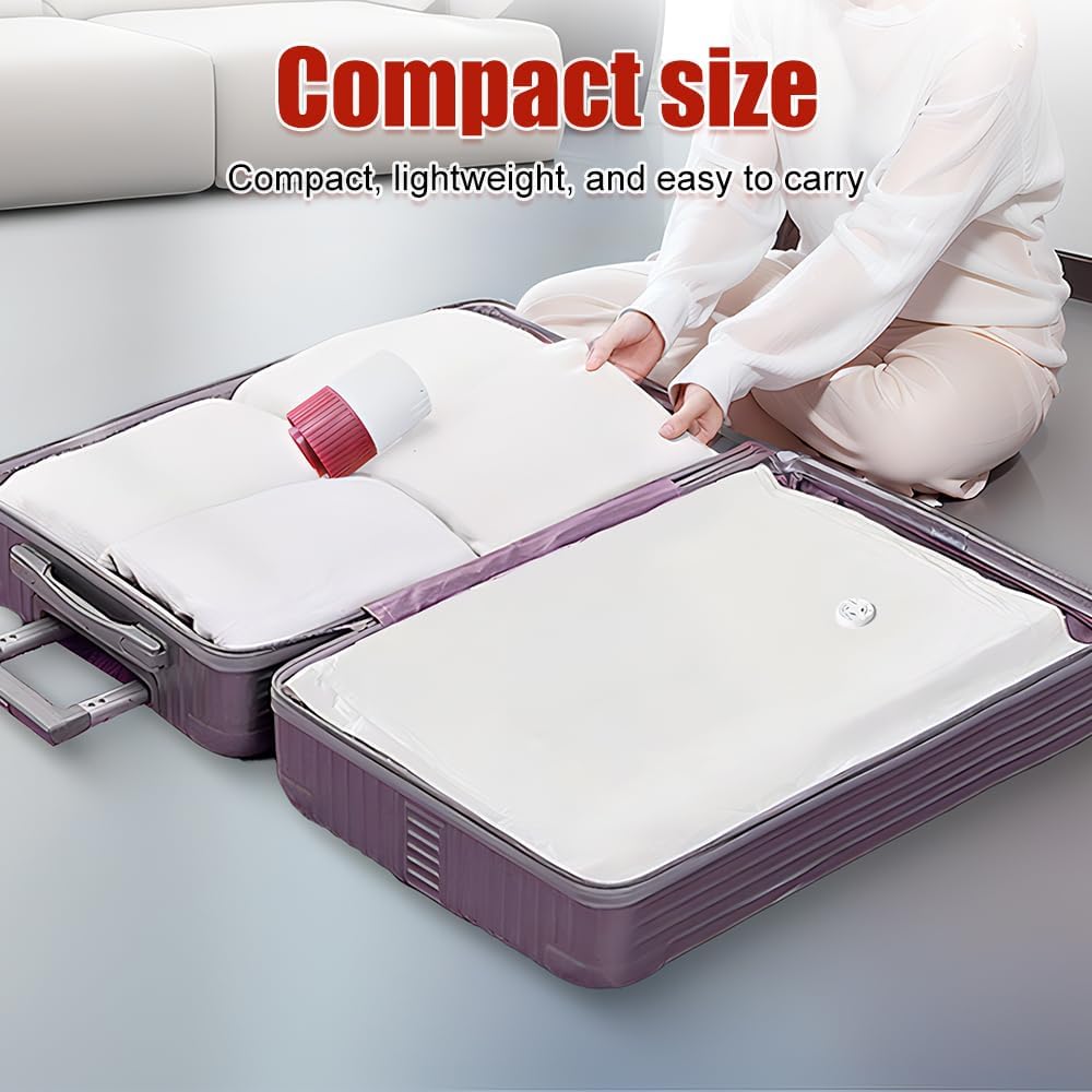 MiOYOOW 37mm Electric Vacuum Pump Portable Top Air Flow Saler Bag Pump Great for Travel Home Use