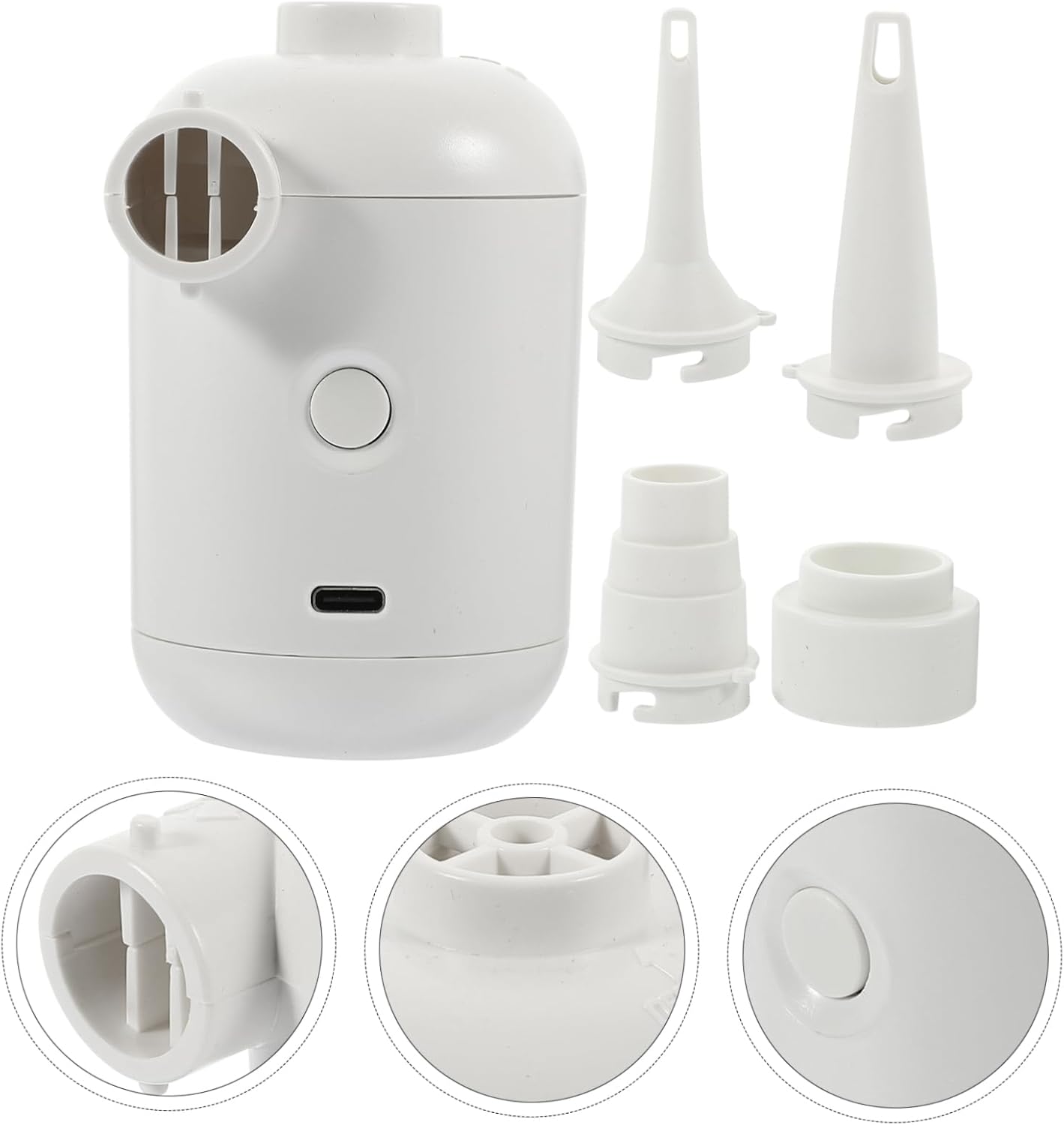 1Set KESYOO Electric Air Pump for Quick Inflation USB-Powered for Air Mattresses and Pools