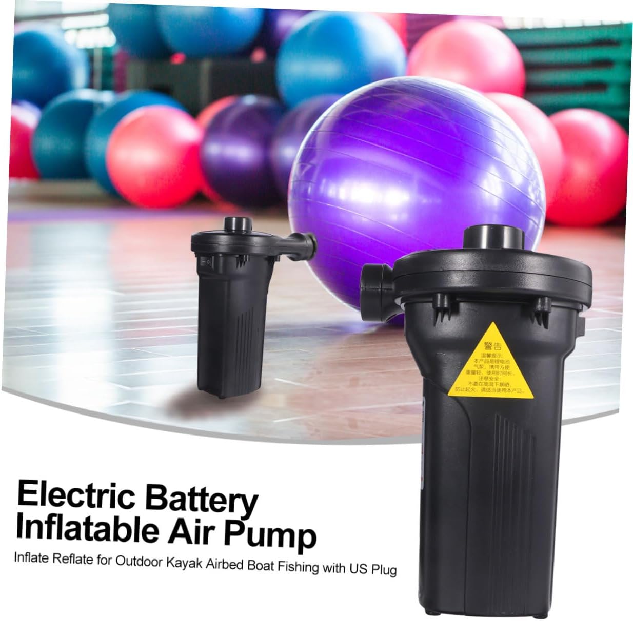 ABOOFAN Rechargeable Air Pump with Lithium Battery Portable for Kayaks and Air Beds