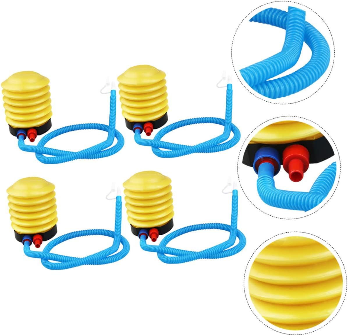 Milisten 4pc Foot Pump Bellow for Inflatables