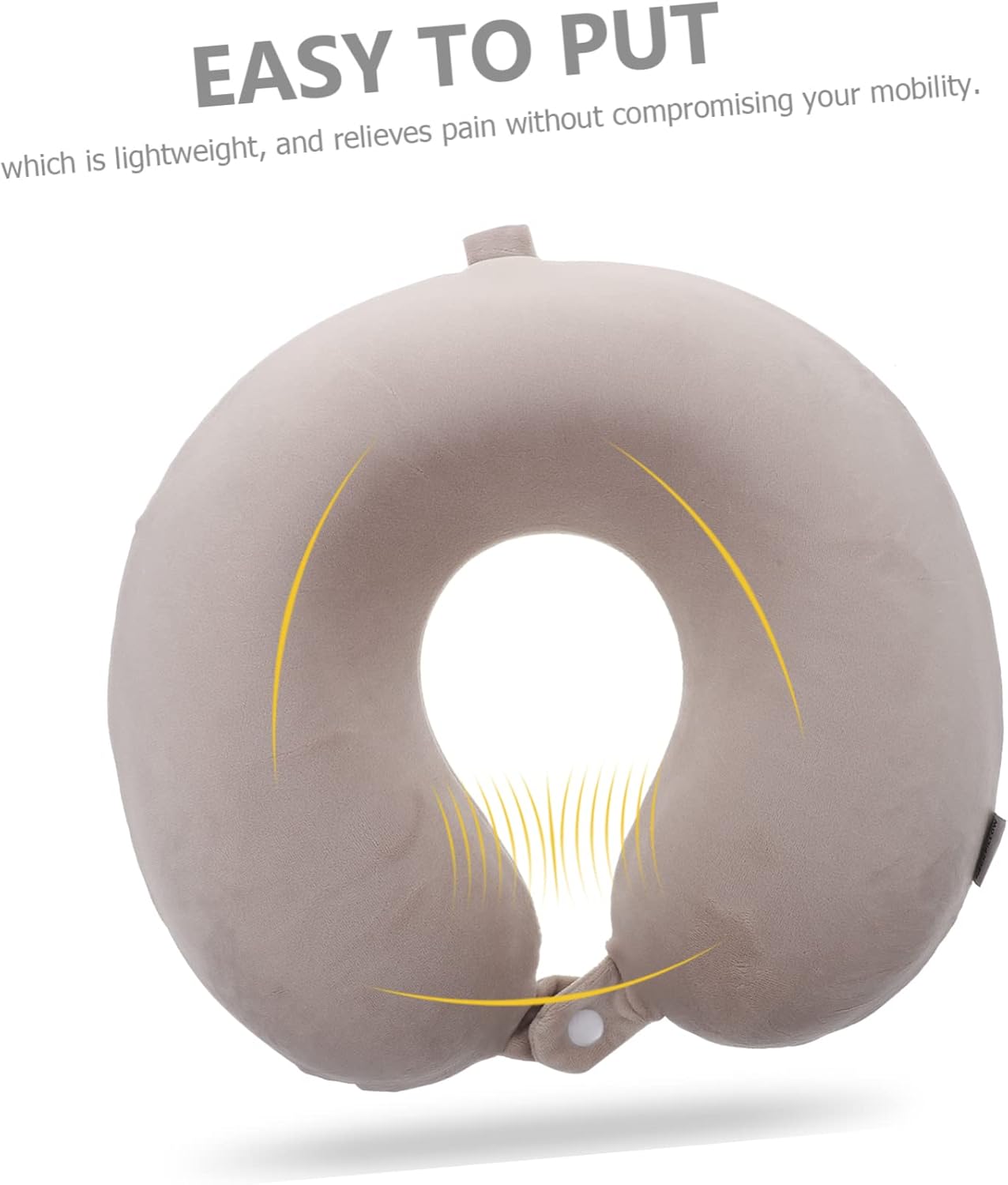 Cabilock Travel U-Shaped Pillow Soft Comfortable Neck Pillow for Long Trips