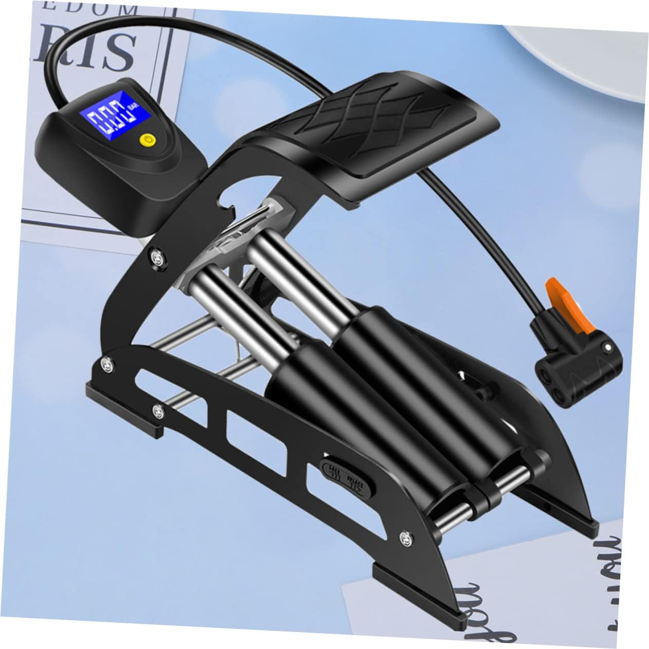 Portable High Voltage Foot Pump with Digital Display for Electric Cars Bicycles