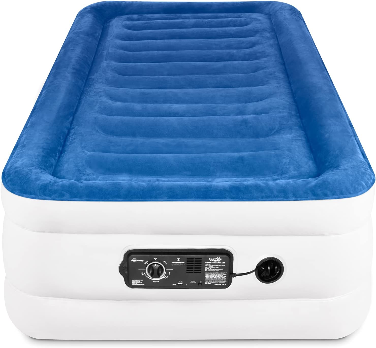 SoundAsleep Products SoundAsleep CloudNine Series Air Mattress with Dual Smart Pump Technology Perfect Bed for Sleepers