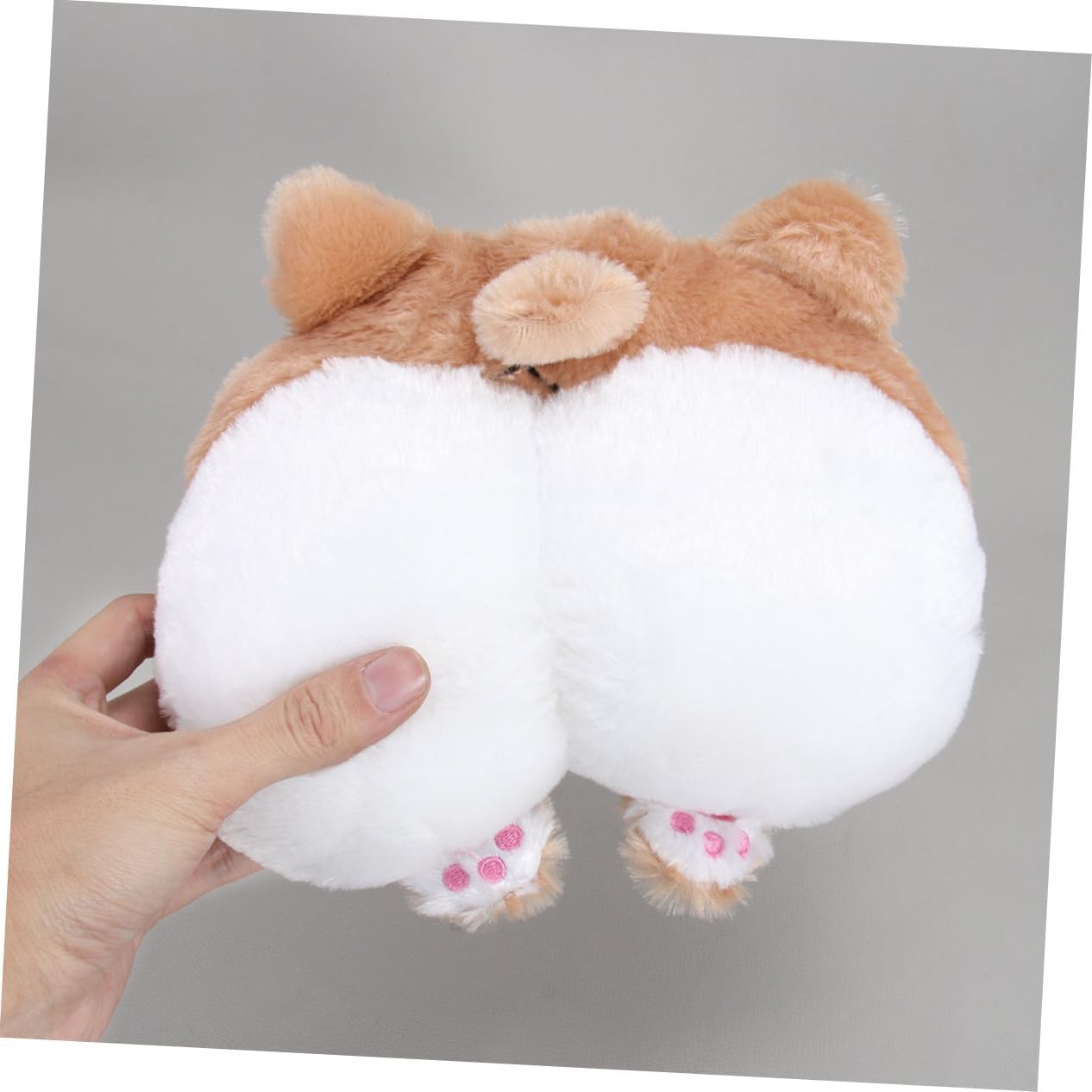 TOYANDONA Plush Car Pillow Corgi Design Comfort for Home Office and Travel