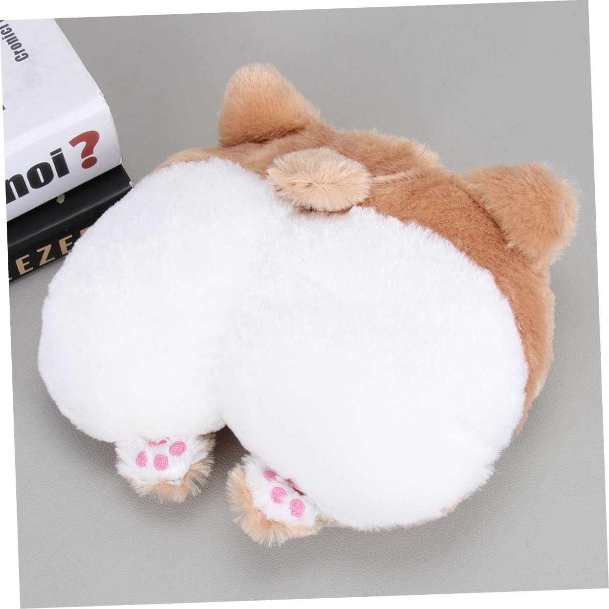 TOYANDONA Plush Car Pillow Corgi Design Comfort for Home Office and Travel