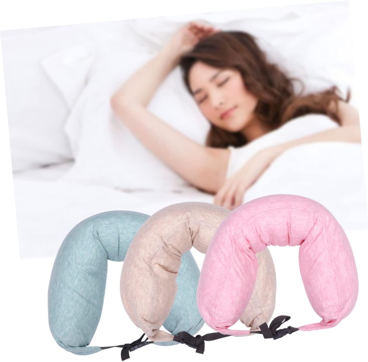 U-Type Neck Pillow - Neck Support Travel Pillow for Home Office