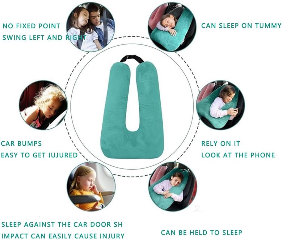 U-Shaped Travel Car Pillow for Kids and Adults Safe Sleep in Car webeescom