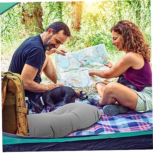 Ergonomic Multi-Functional Travel Pillow for Camping and Airplane Sleep Comfortable Support for Neck and Back