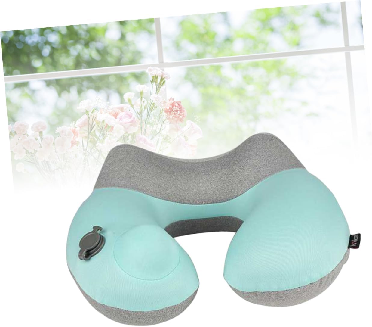 IMIKEYA Flatable Travel Pillow Compact Lightweight Neck Support for Travel and Comfort