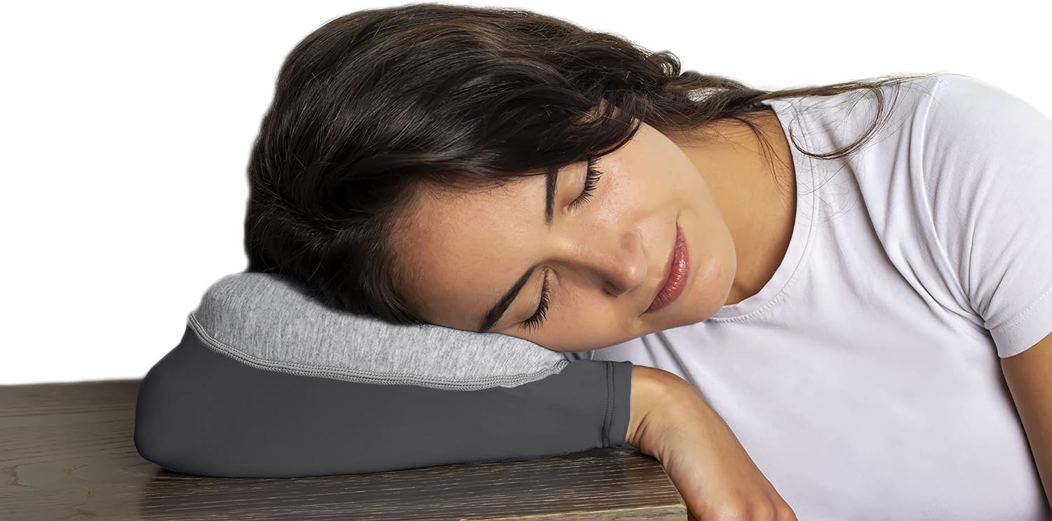 Sleepy Sleeves - Arm Pillow Portable Travel Memory Foam Pillow Ultra Slim Comfortable