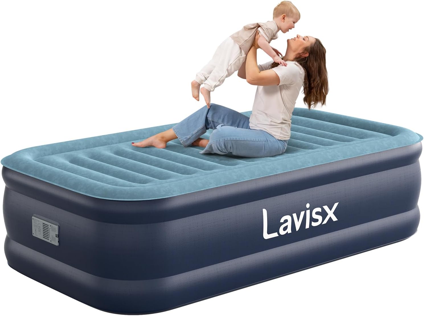 Compact Luxury Inflatable Air Mattress for Twinned Sleepers - Built-in Pump Auto-Stop and More
