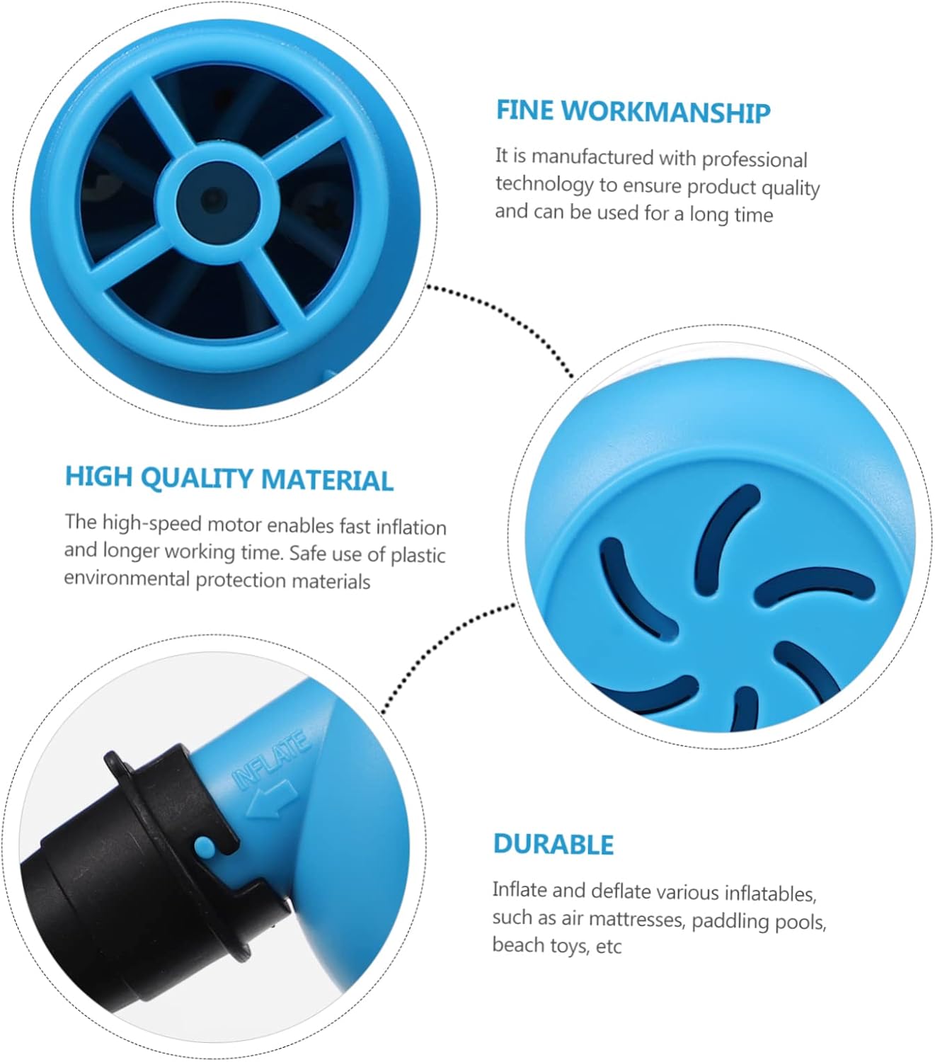 Affordable 2-Pack USB Pump Electric Air Inflator for Basketball Football More