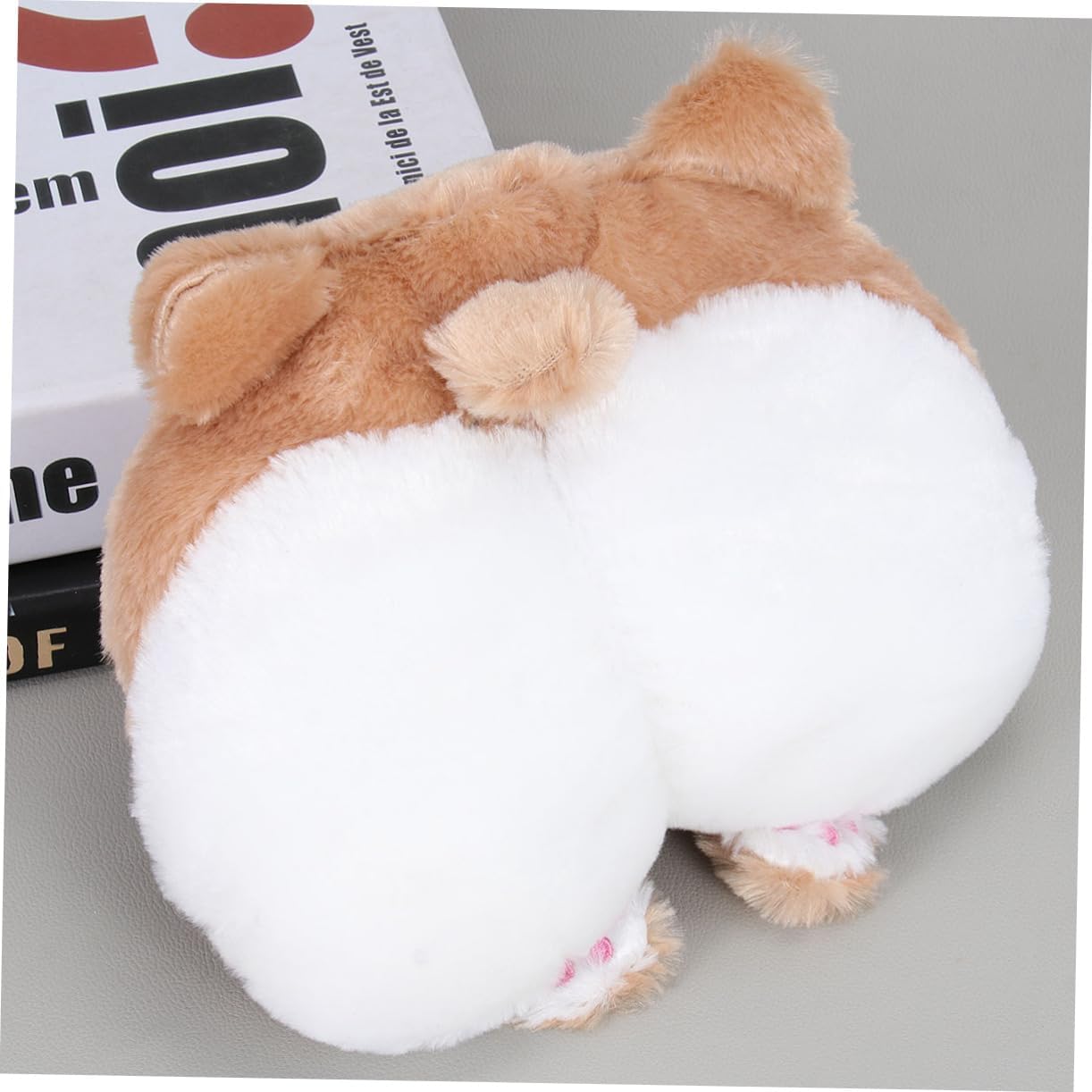 TOYANDONA Plush Car Pillow Corgi Design Comfort for Home Office and Travel