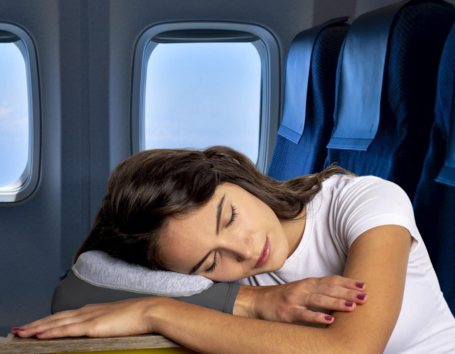 Sleepy Sleeves - Arm Pillow Portable Travel Memory Foam Pillow Ultra Slim Comfortable