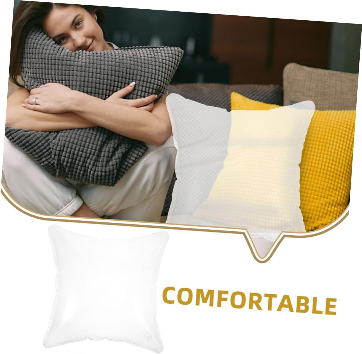Stylish Travel Pillow with Lumbar Support for Comfort on the Go
