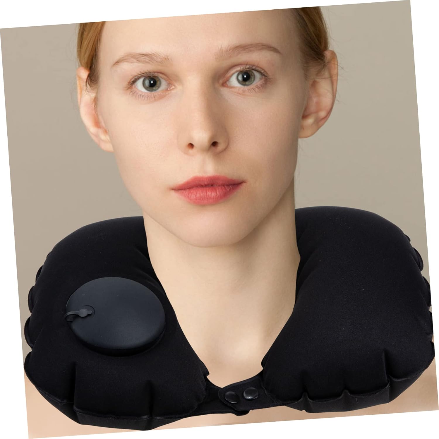 Healifty Comfortable Travel Pillow with Neck Support Portable Airplane Pillow for Long Flights