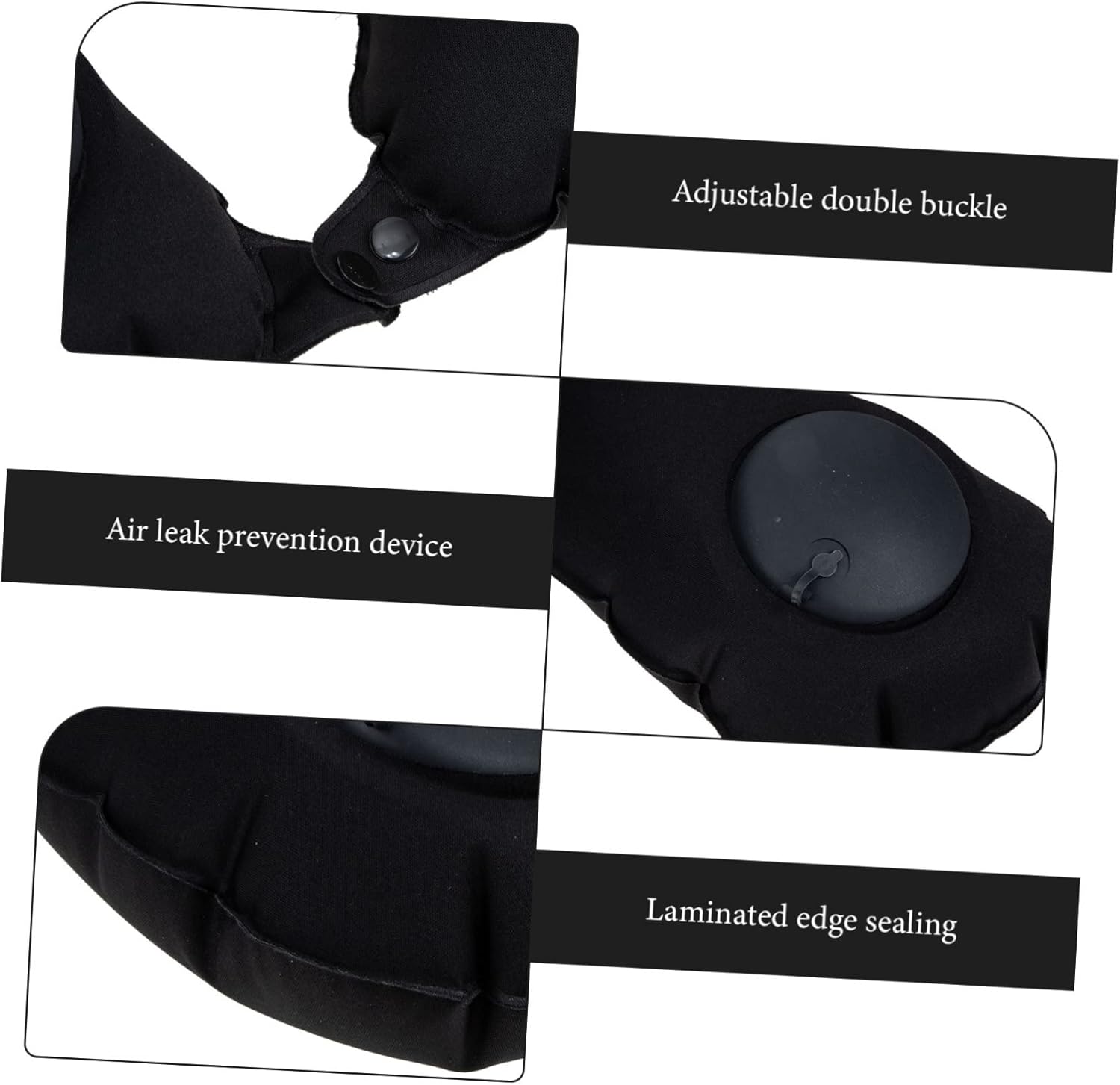 ABOOFAN Portable Inflatable Travel Pillow Neck Support Comfort for Flights More