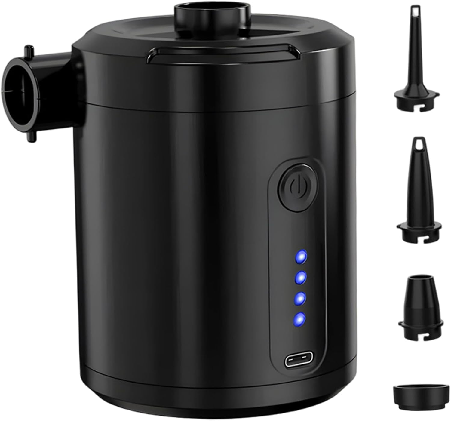 Yeory Mini Air Mattress Pump Rechargeable with 4000Pa suction for Pool Floats Mattresses More