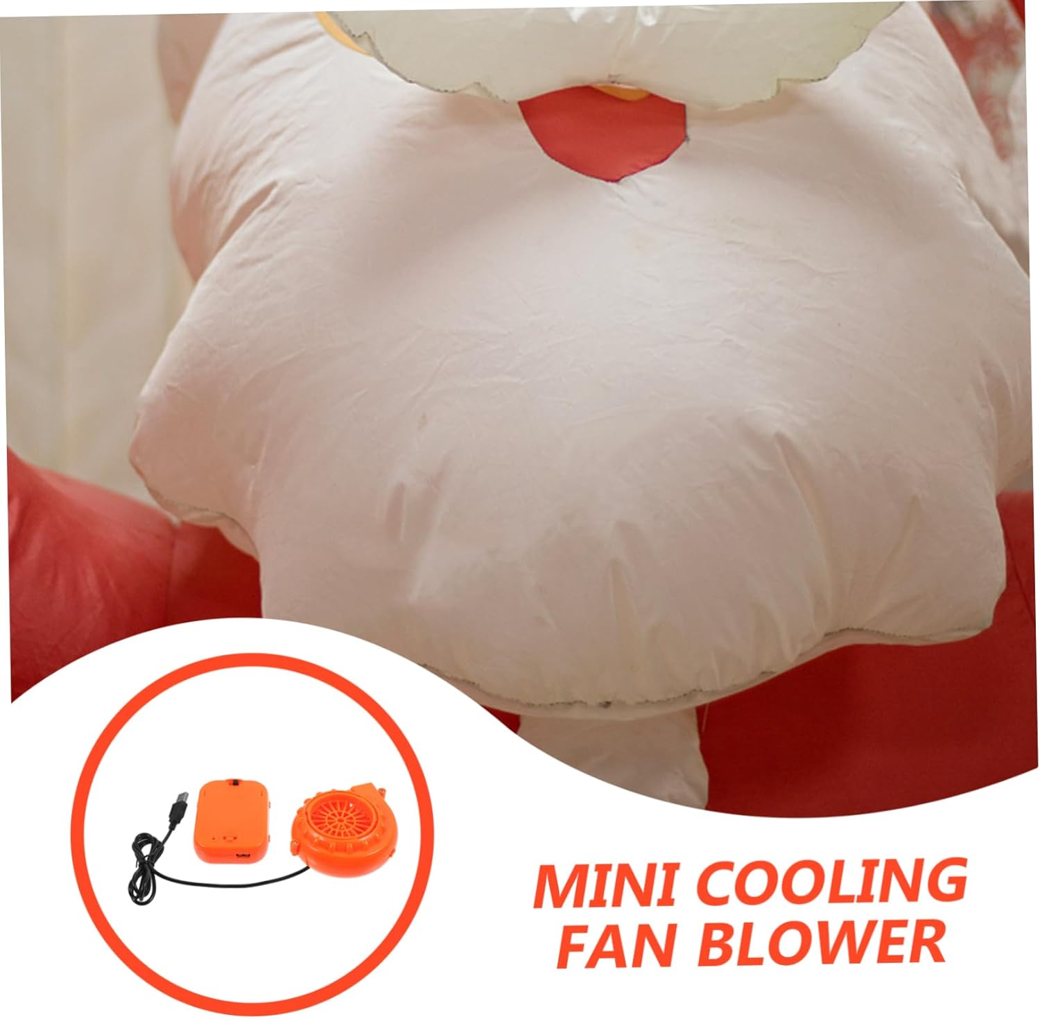 Garneck Mini Blower Paper Plate Holder Reusable Gauge-Up Air Pump Portable Effective