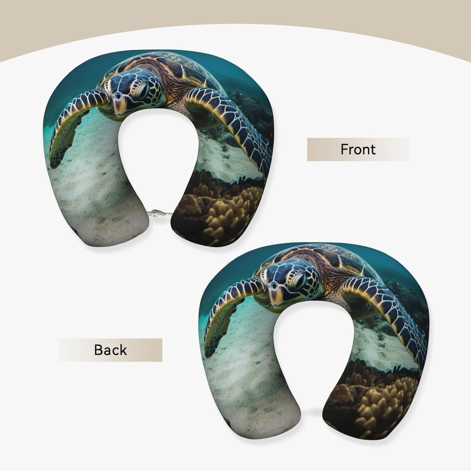 Ergonomic Travel Pillow Memory Foam Airplane Pillow for Neck and Head Support Buckle-Ready for Oxygen