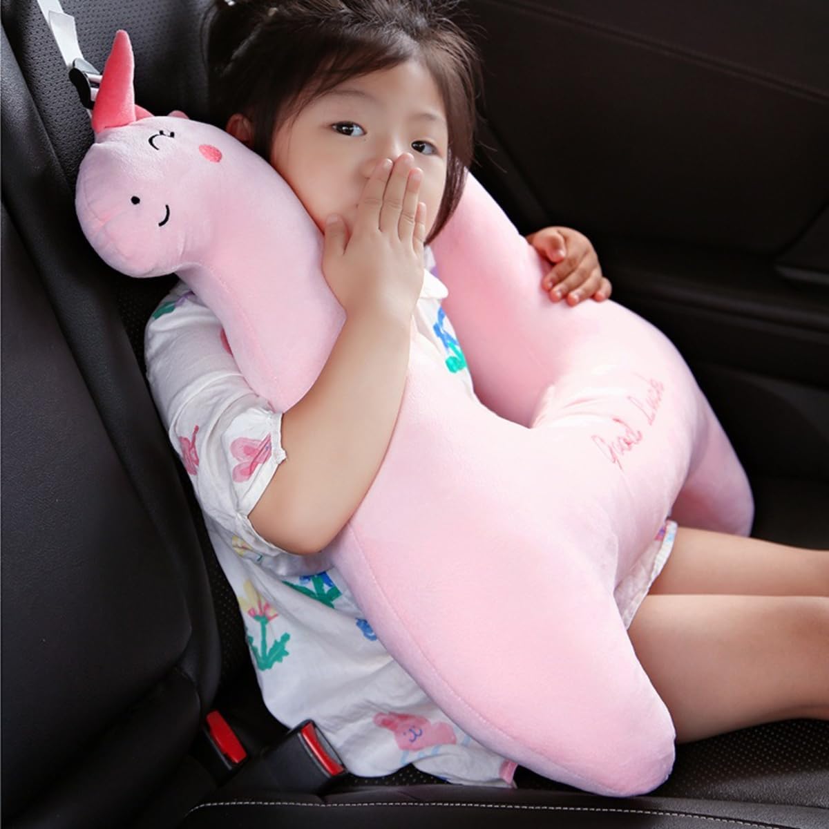 Japado Cute Cartoon Travel Pillow for Car Rides Comfort for Kids