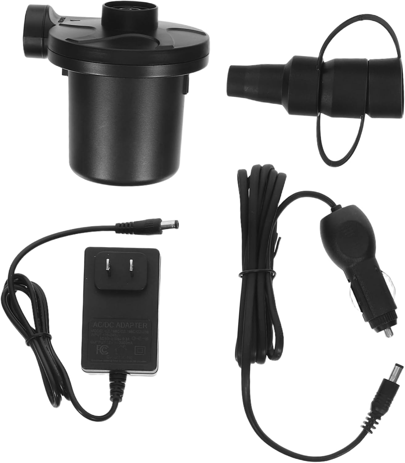 STOBAZA 1 Set Nozzle Quiet Operation Power Pump for Camping Pool Inflatable Beds Efficient Reliable