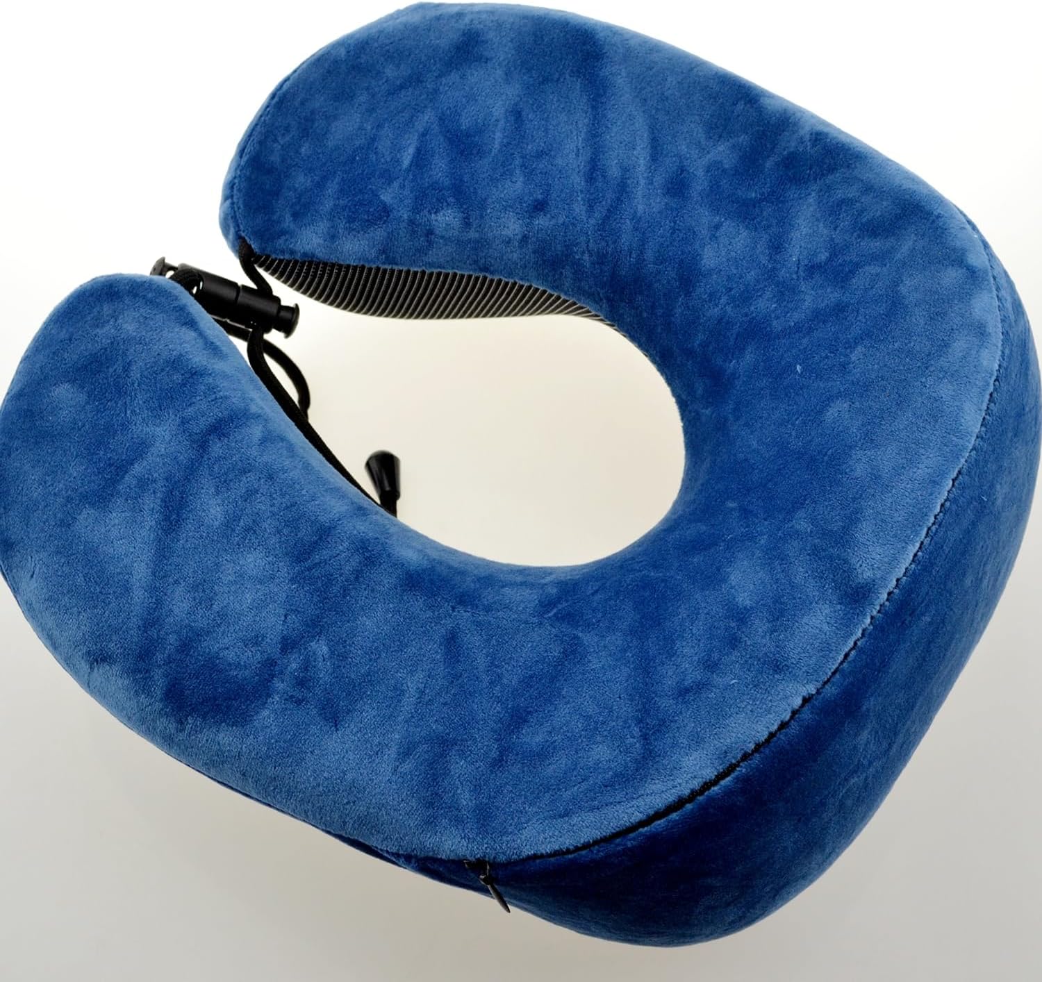 Bi-Trust U-Shape Memory Foam Travel Pillow Neck Support Light Blue