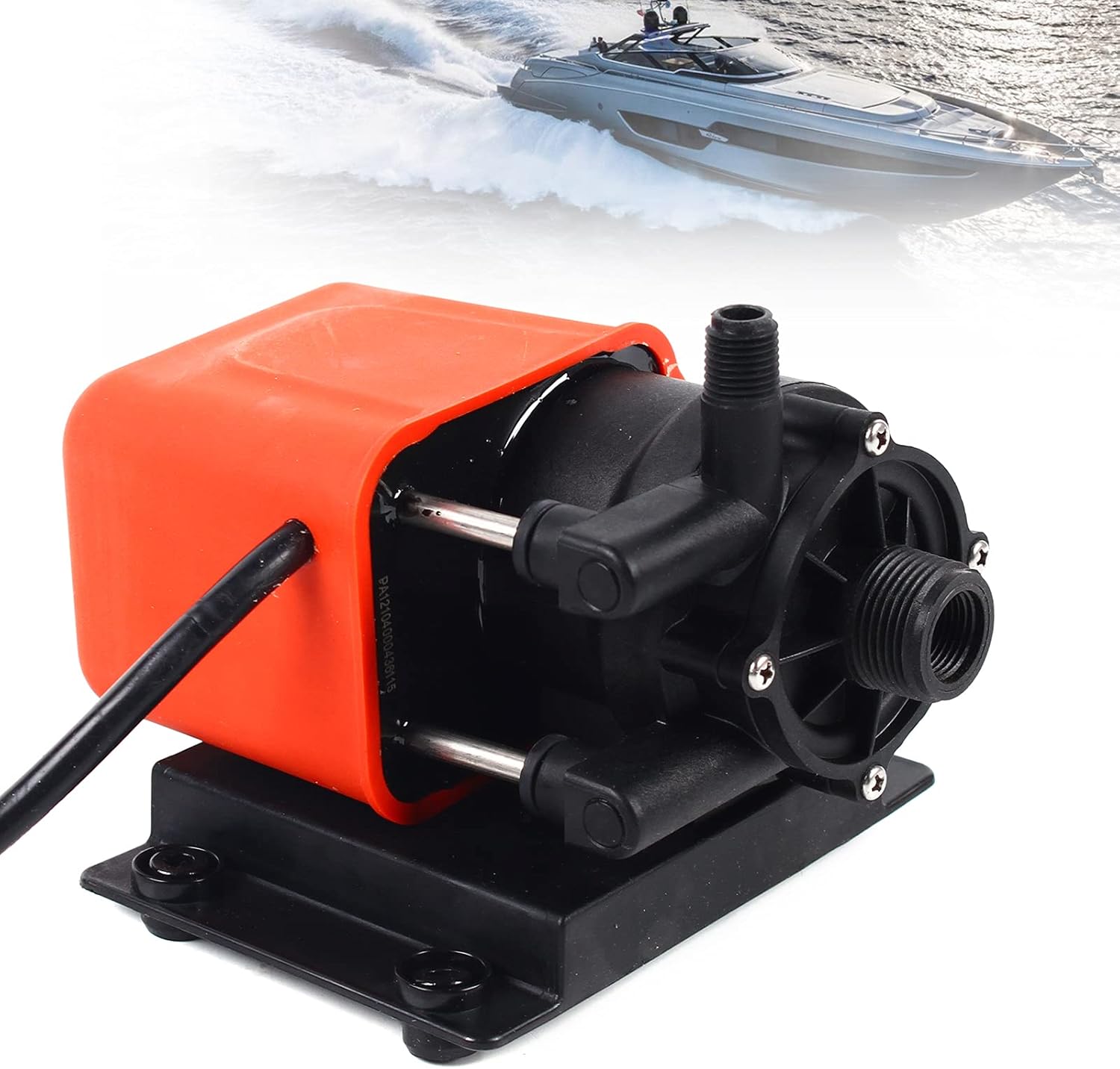 Muachaikao Marine Cooling Circulating Pump Yacht 56W 185LPM5GPM 250GPH Flow Robust Design Efficient Performance