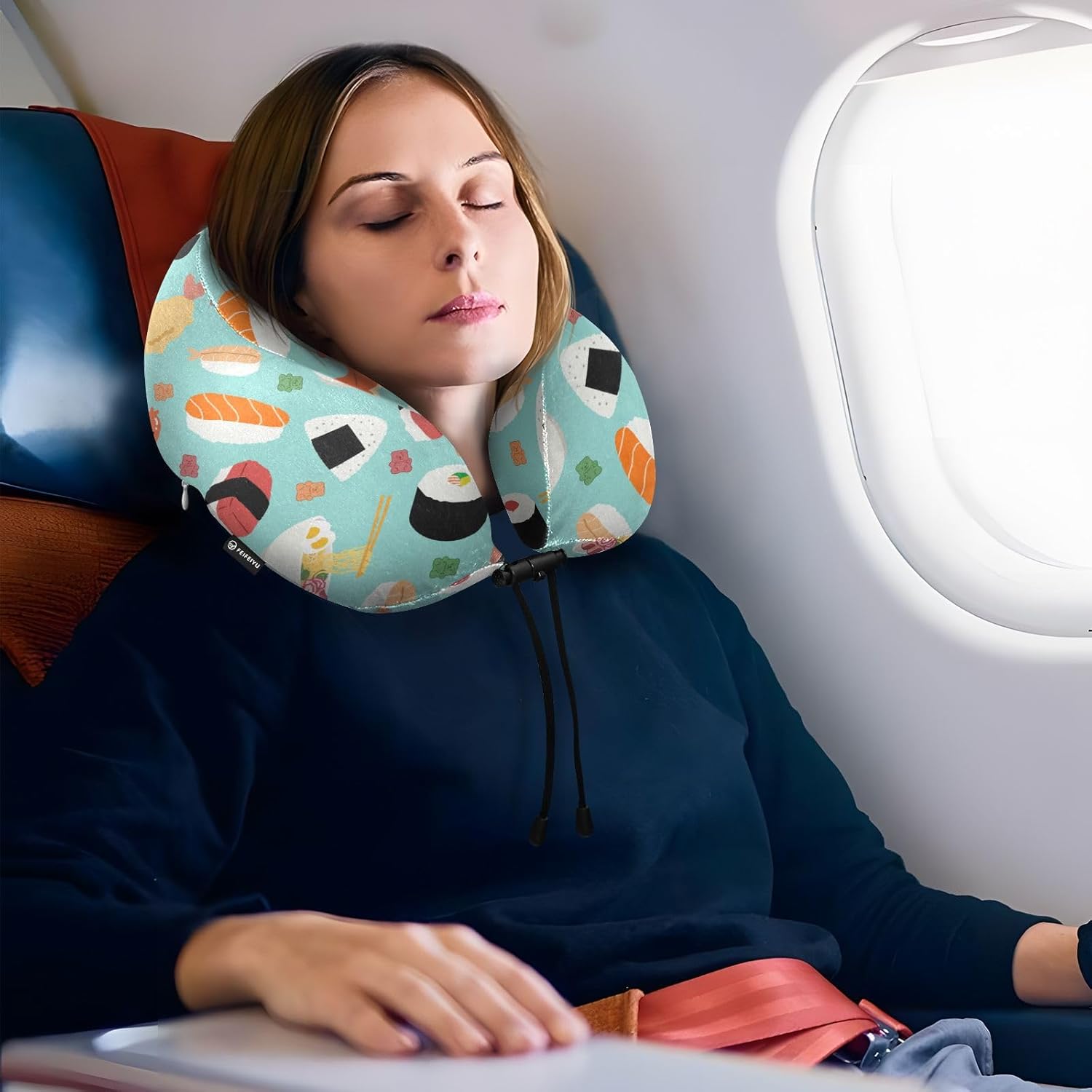 ALAZA Neck Travel Pillow for Airplanes - Memory Foam for Comfort Support
