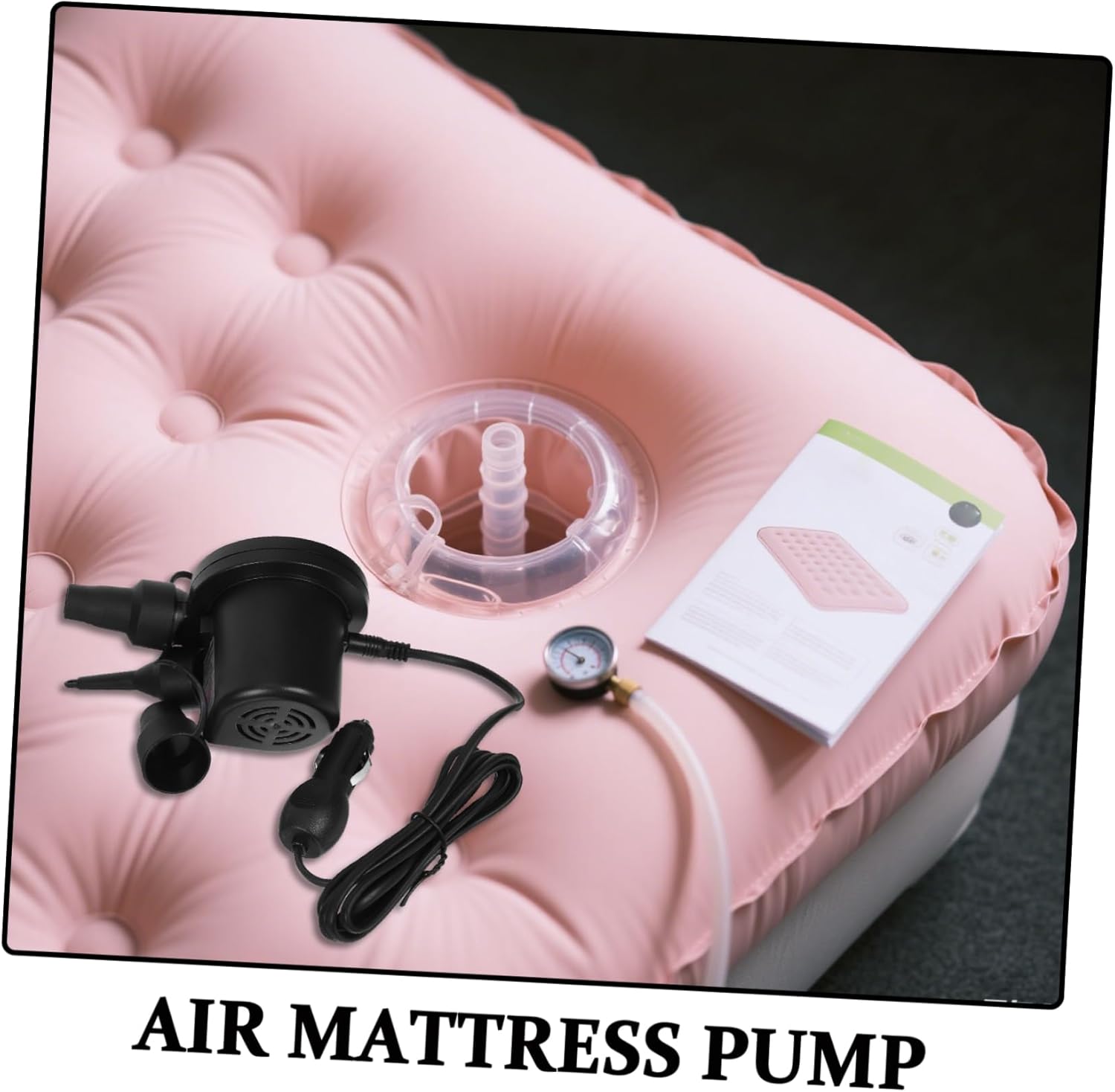 Charge Inflates in Second with Multi-NOzzle Electric Pump for Camping Travel More