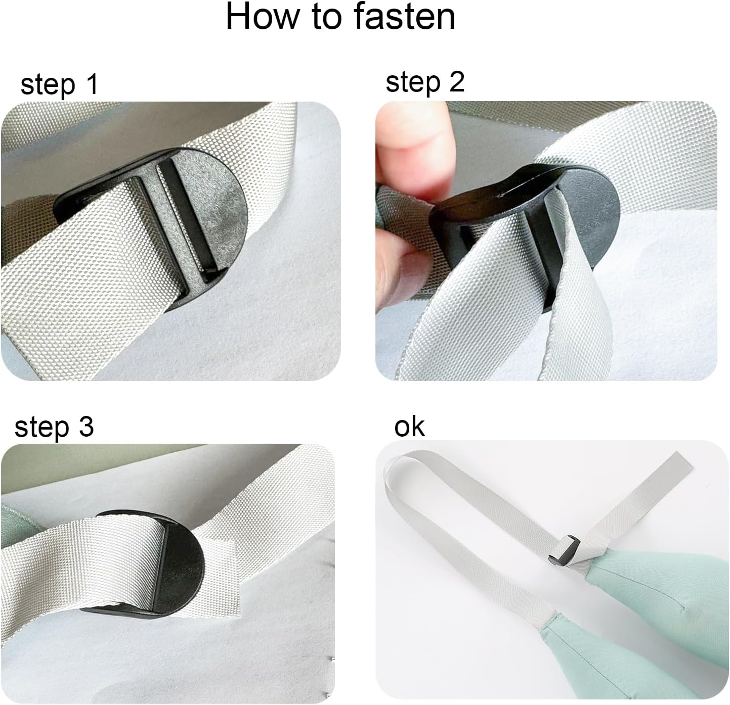 Long Huo U-Shaped Travel Pillow for Adults and Kids - Skin-Friendly Car Seat Pillow for Road Trips