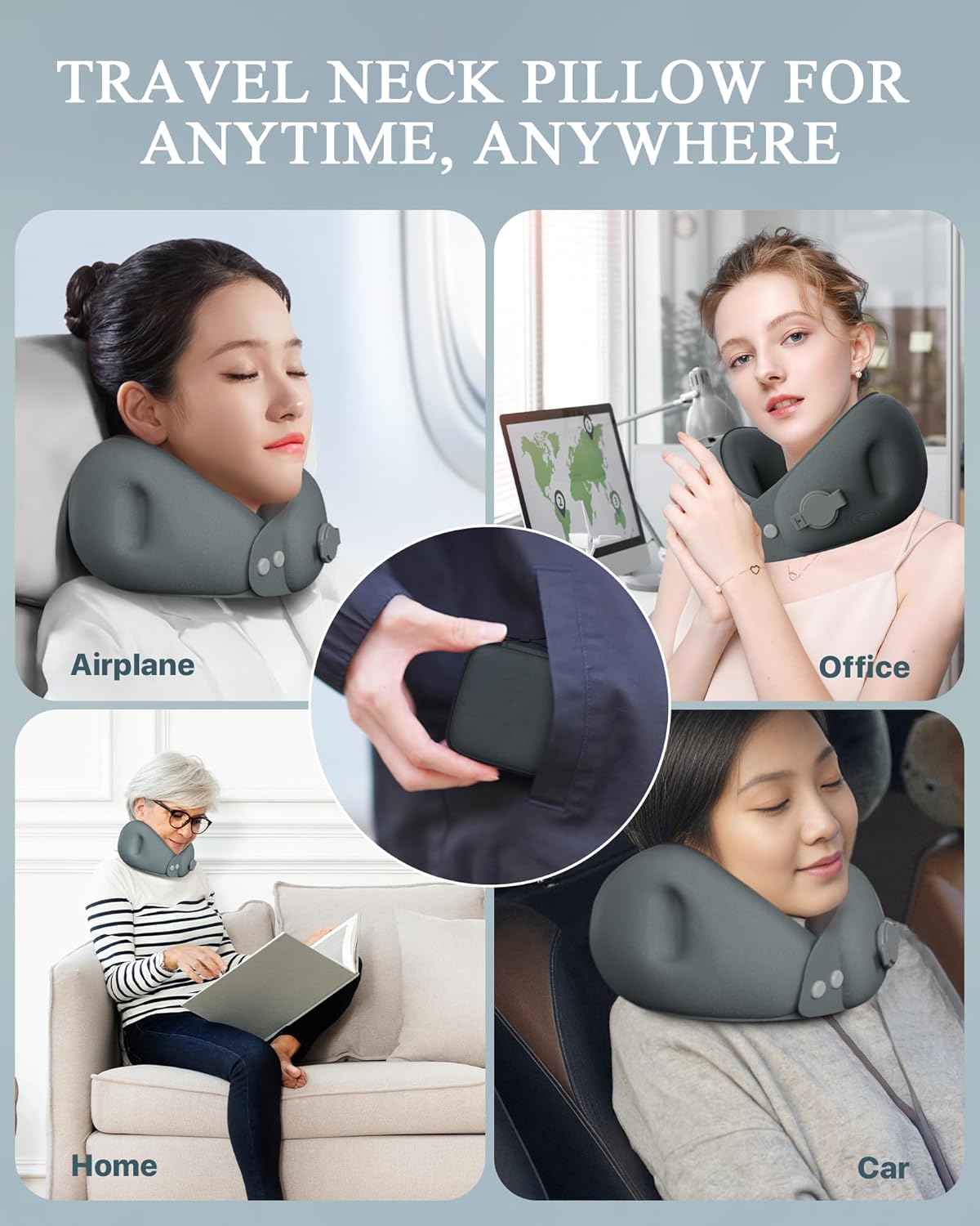 Discover the Facylive Ergonomic Travel Pillow for Plane Comfort and Maximum Support