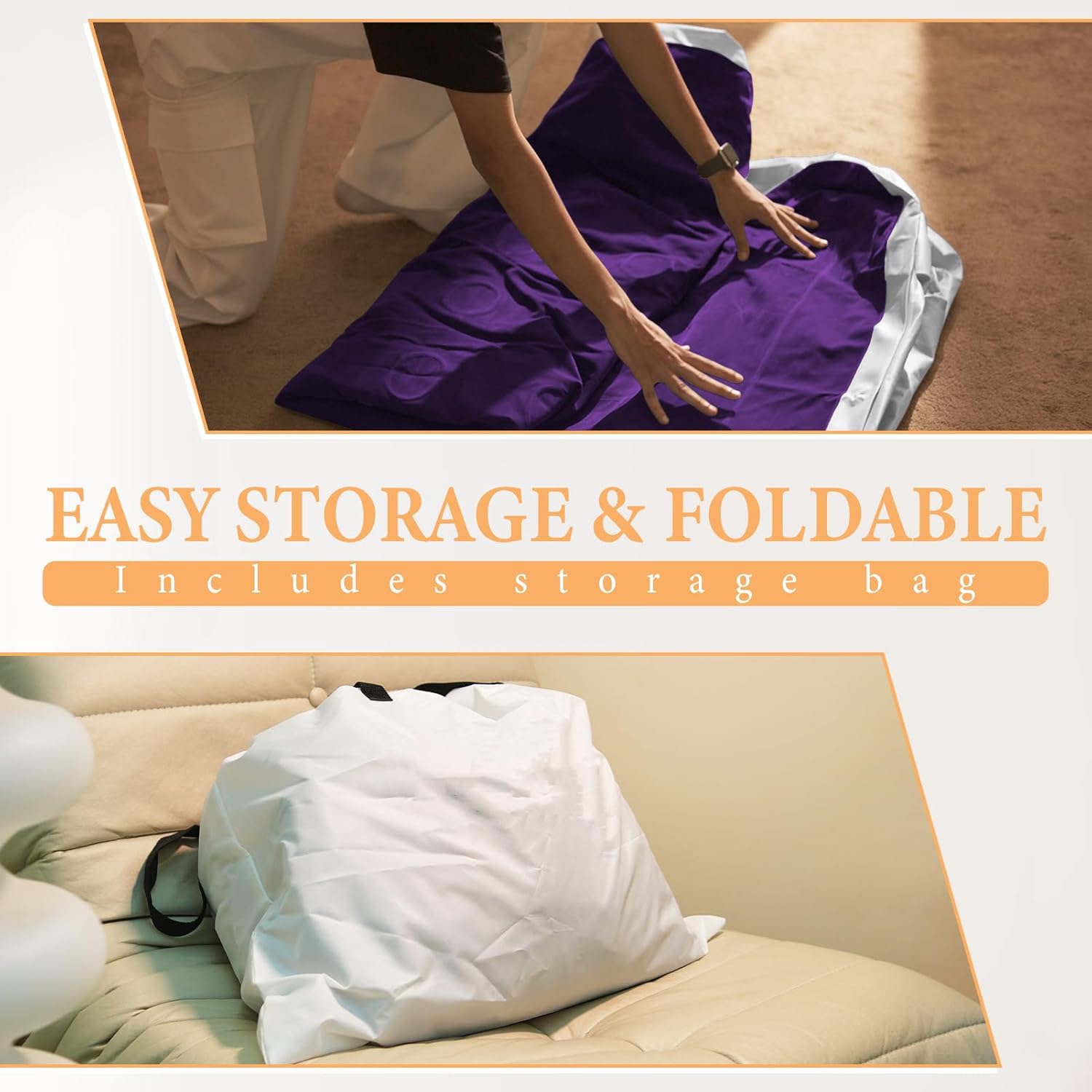 Queen Air Mattress with Built in Pump 18 Inch Velvet Top 3 Min Quick Inflation Waterproof 600 LB Capacity