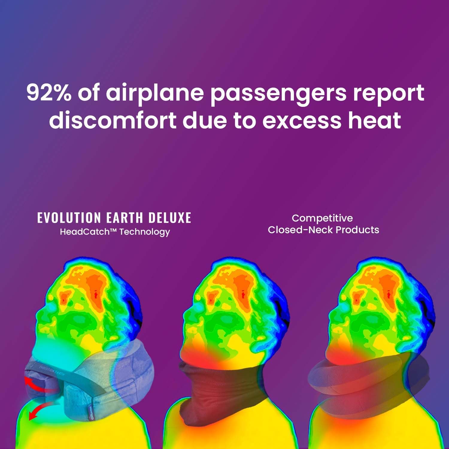 Cabeau Best Neck Pillow for Travel - 360 Support for Comfort Convenience