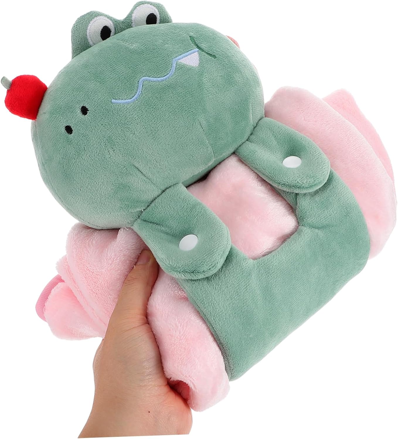 Milisten Foldable Cartoon Pillow and Blanket for Travel and Car